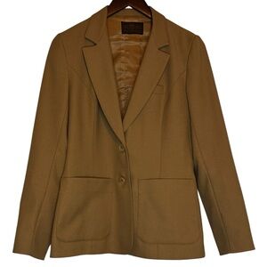 Y2K LEVI STRAUSS VTG Blazer Minimalist Career Camel Jacket